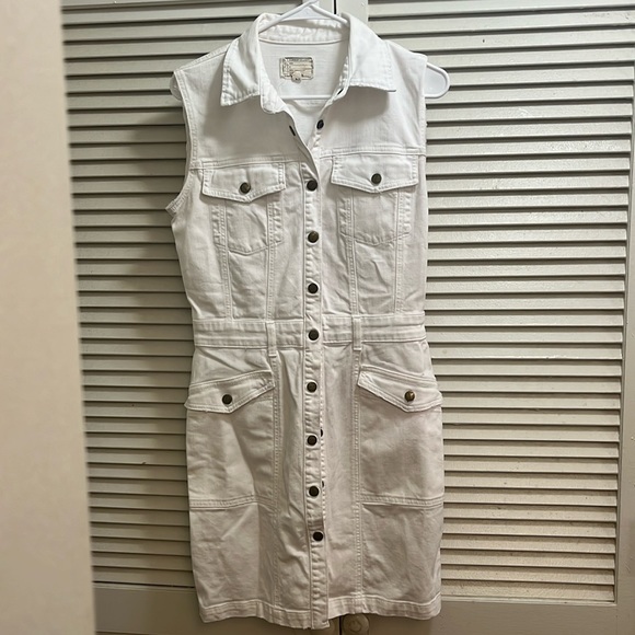 Current/Elliott Dresses & Skirts - Women’s White Jean Dress